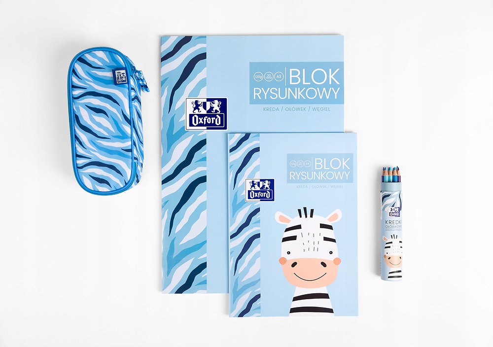 BLOK RYSUNKOWY OXFORD KIDS A4/20K Kolor biały