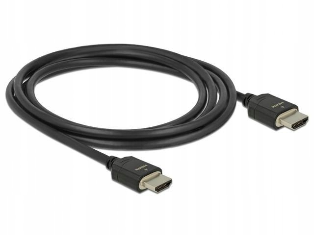 DeLOCK Kabel Hdmi Ultra High Speed 8K 48 Gbps 2 m, czarny