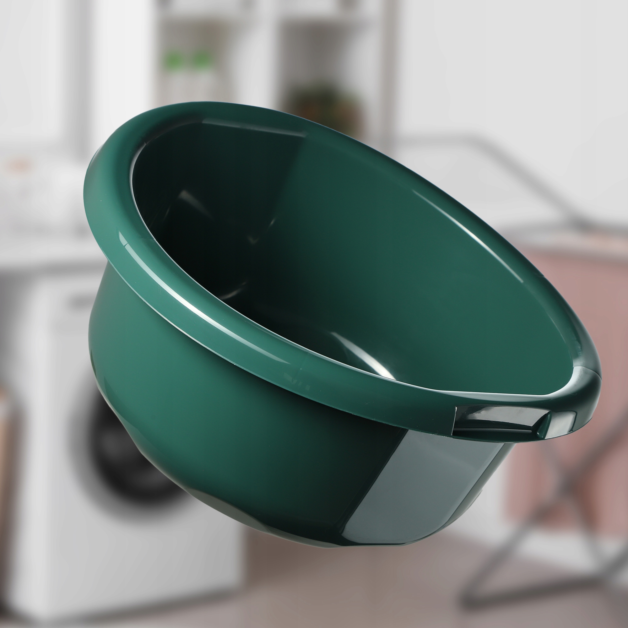 MISKA PLASTIKOWA OKRĄGŁA 2,5L NA PRANIE MIEDNICA MISA Z UCHWYTAMI Pojemność 2.5 l