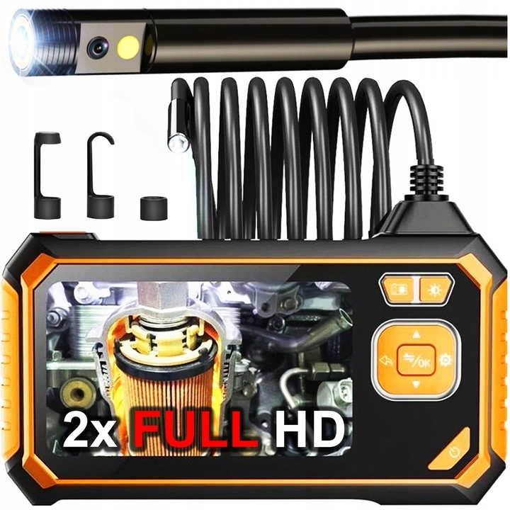 Kamera Inspekcyjna Endoskopowa do Rur 5,5 mm 2x Full Hd 5m Inskam 113-B-2