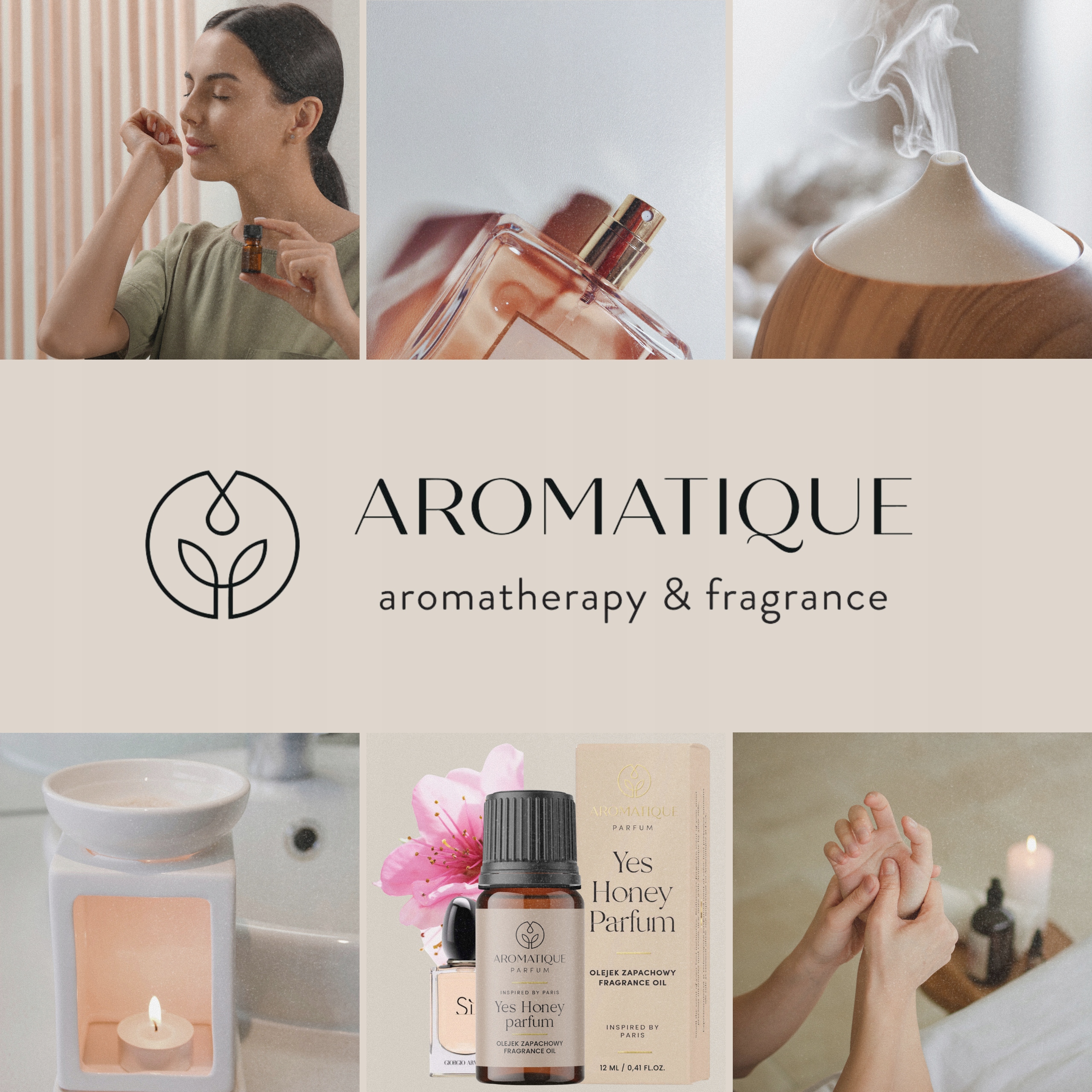 OLEJEK ZAPACHOWY Yes Honey PERFUM AROMATIQUE Perfumy 12ml Giorgio Armani Marka Aromatique