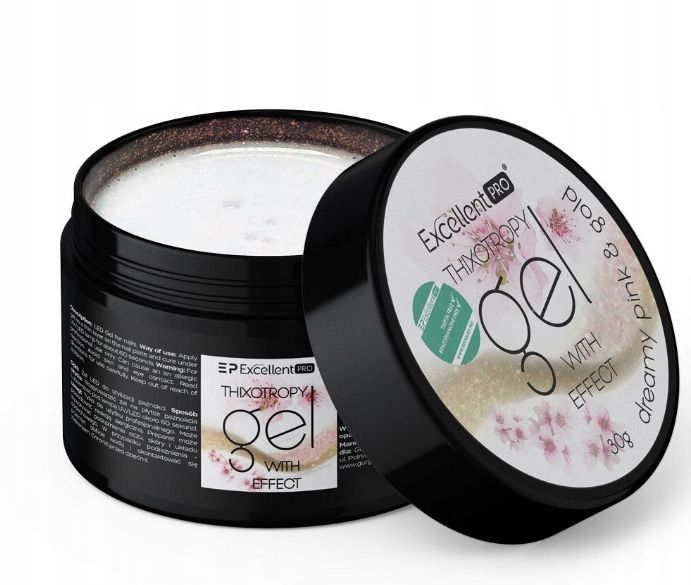 Excellent Pro Thixotropy Gel With Effect Dreamy Pink & Gold 50 g