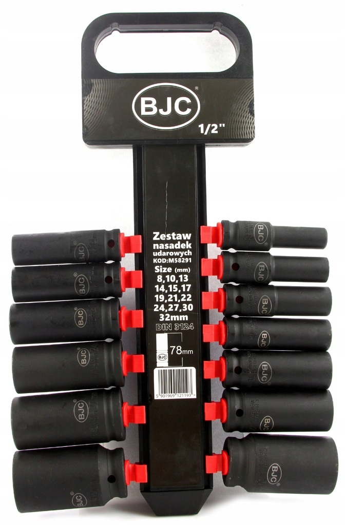 ZESTAW NASADEK UDAROWYCH 8-32 1/2 NASADKI UDAROWE