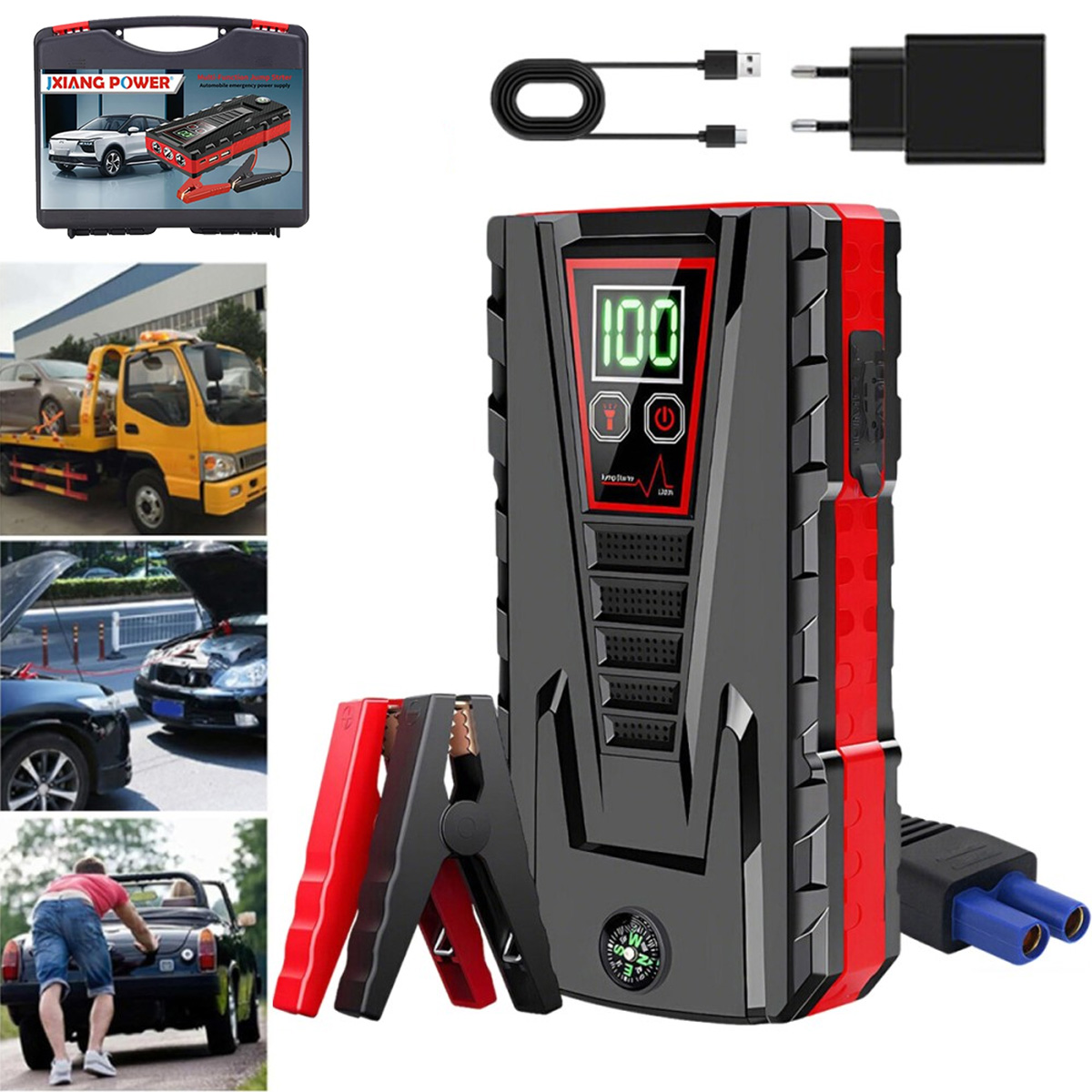 Najmocniejszy Booster Rozruchowy Jump Starter 99800mAh Urządzenie Rozruchow