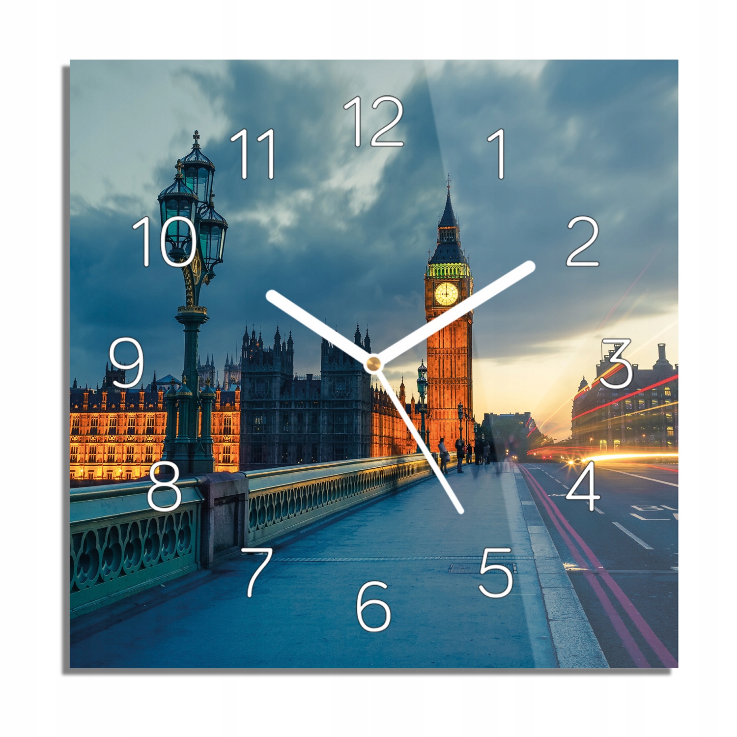 

Wieża Big Ben most zegar na szkle do kuchni 30x30