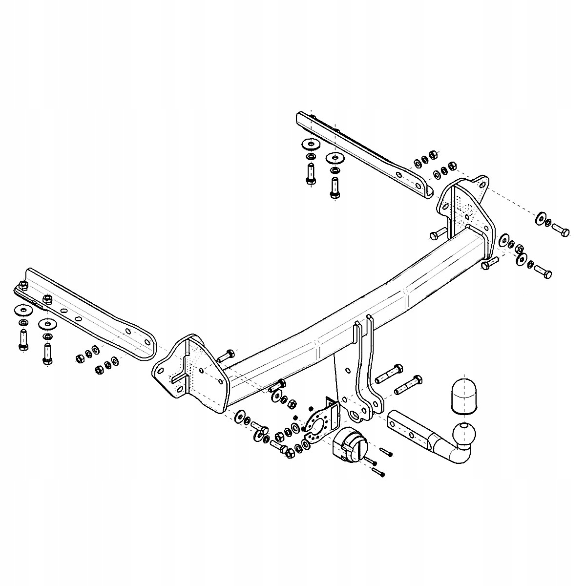 Hak holowniczy do Subaru Forester 5 SK V SUV od 18 MODUŁ 13 PIN GRATIS Nowy Producent Steinhof