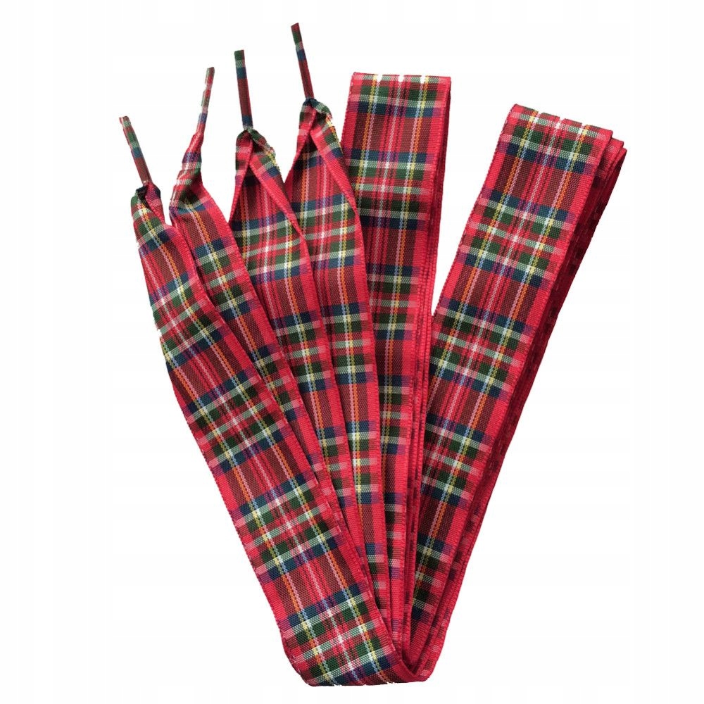 

Sznurówki, Sznurowadła WSTĄŻKI_120cm_SZKOCKA Krata