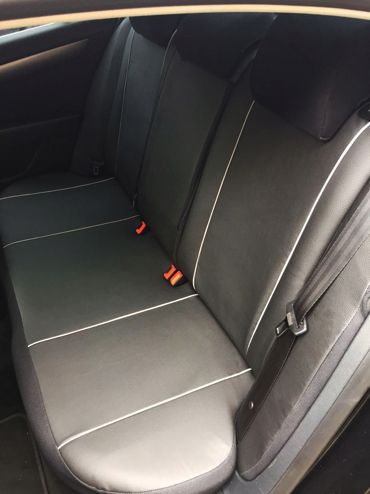 SKÓRZANE POKROWCE MIAROWE do HONDA CIVIC 9 HB Typ pokrowiec
