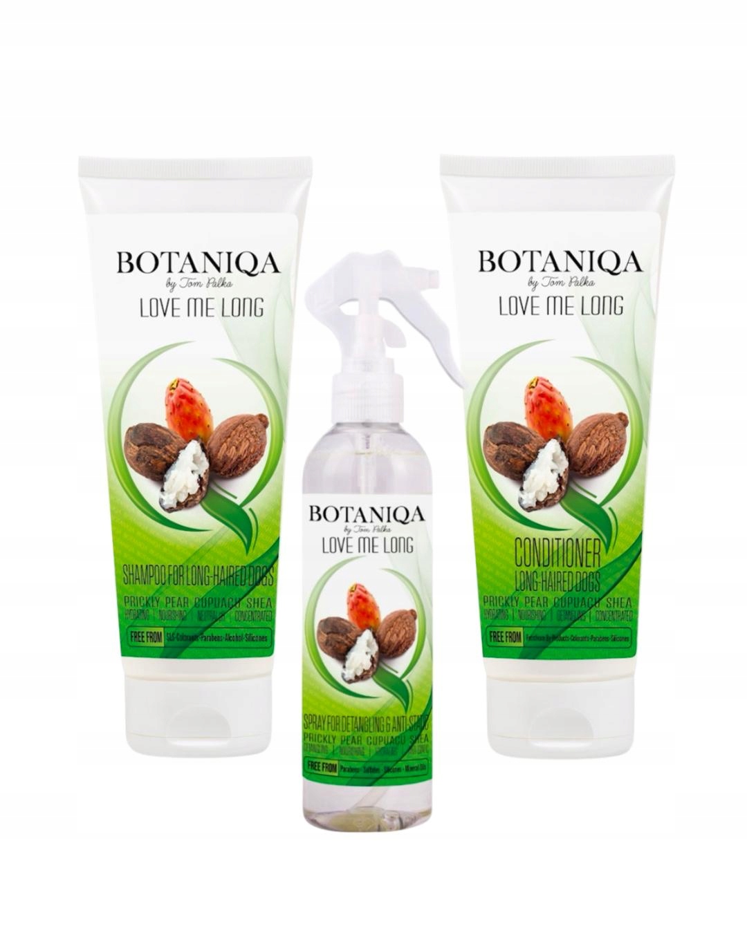 Levně Sada kosmetických přípravků pro psy s dlouhým a polodlouhým hávem 3x250 ml