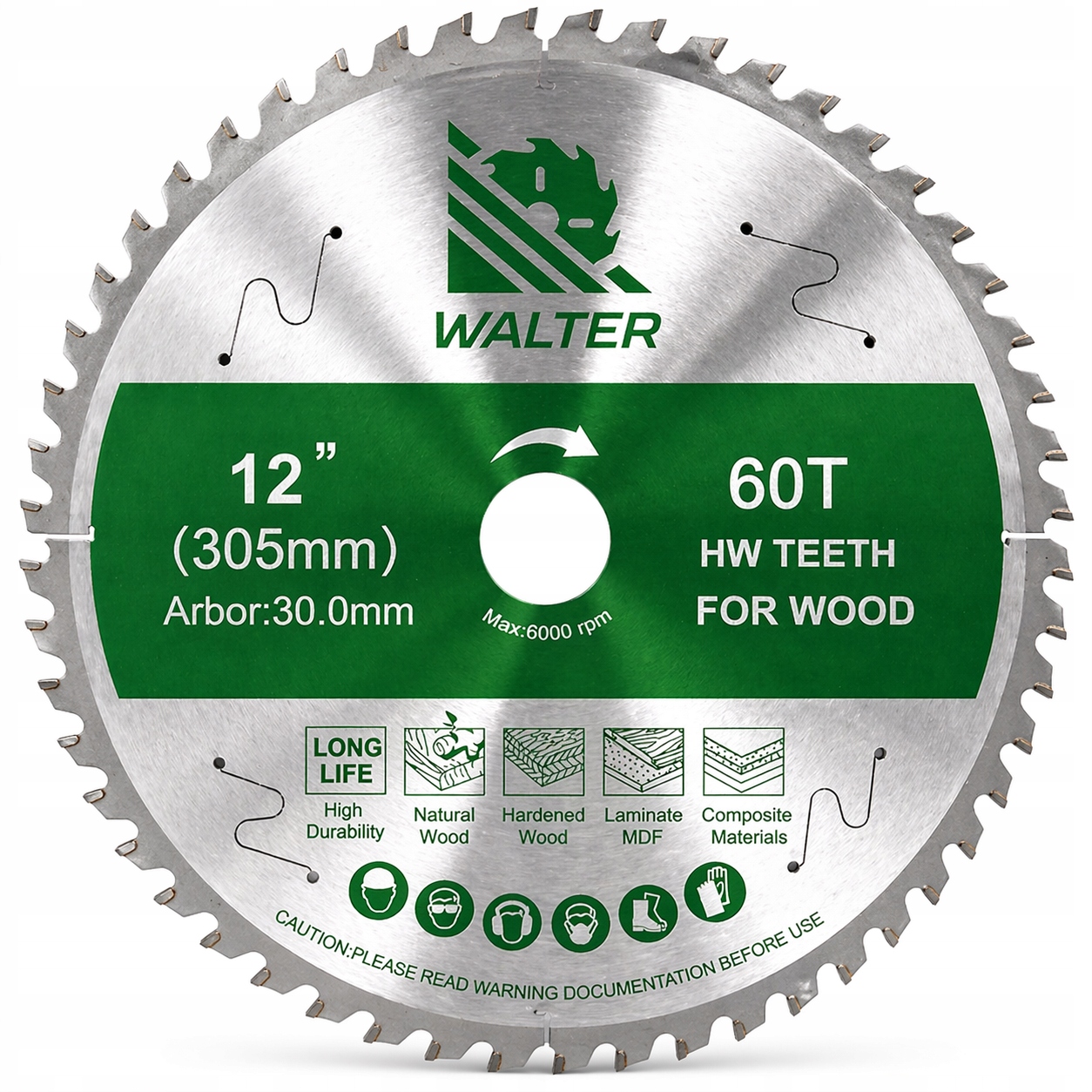 Kotouč na dřevo 305x30 Z60 kotoučová pila polská výroba Walter