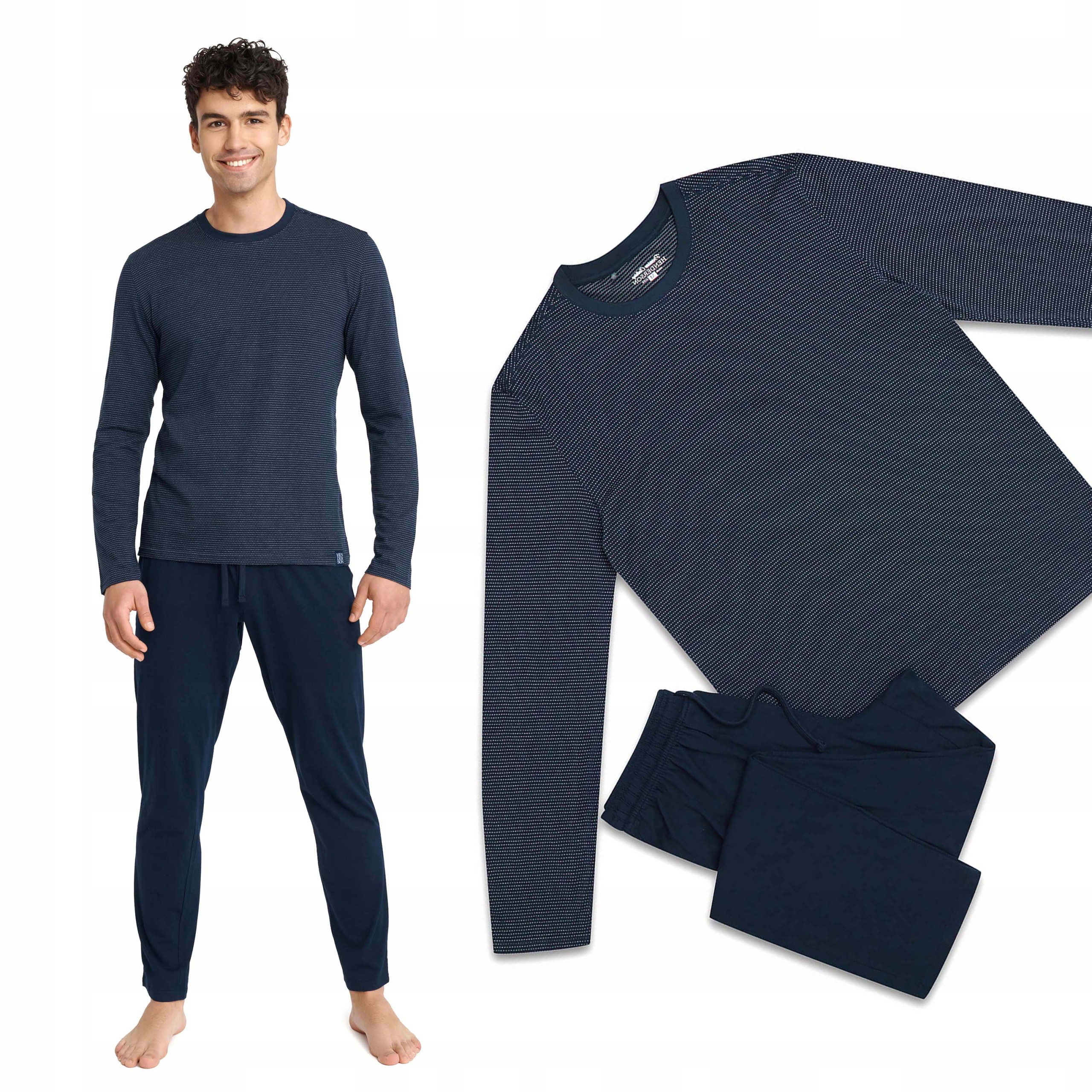 Pánské Pyžamo Henderson bavlněné Dlouhé M