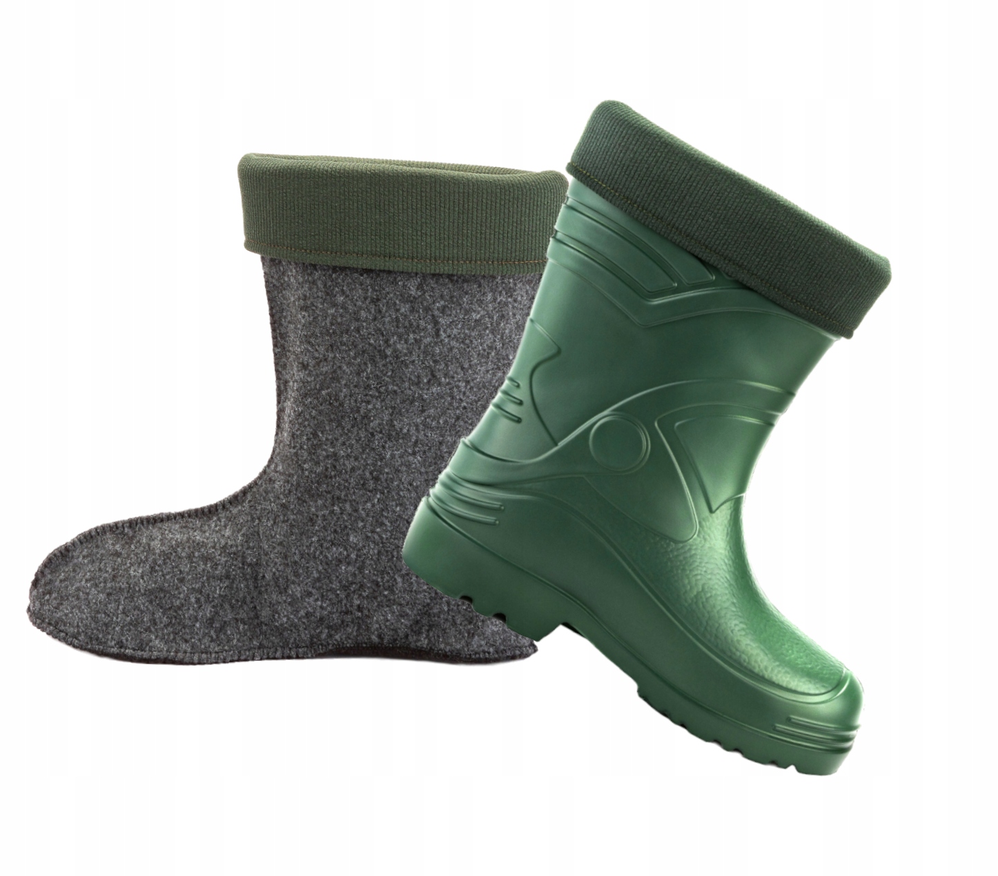 POLSKIE KALOSZE OCIEPLANE LEKKIE Z WYTRZYMAŁEJ PIANKI EVA GUMOWCE r.40 Model Kolmax032