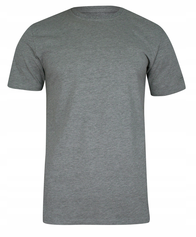 

Gładki Popielaty Bawełniany T-shirt Pako Jeans 3XL