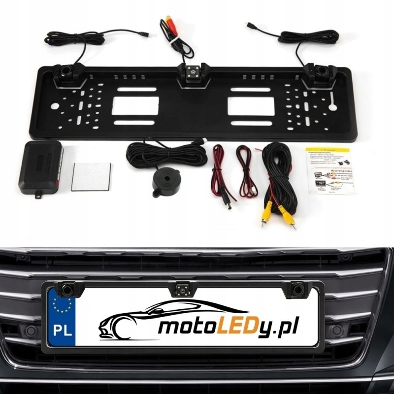 

Kamera cofania i czujniki parkowania w ramce