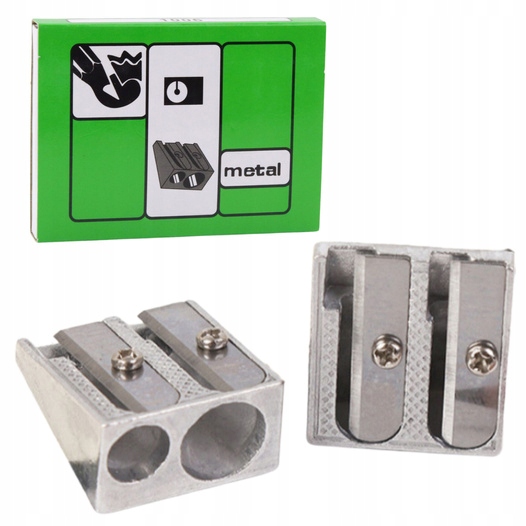 Metalowa Temperówka Podwójna 2-otworowa