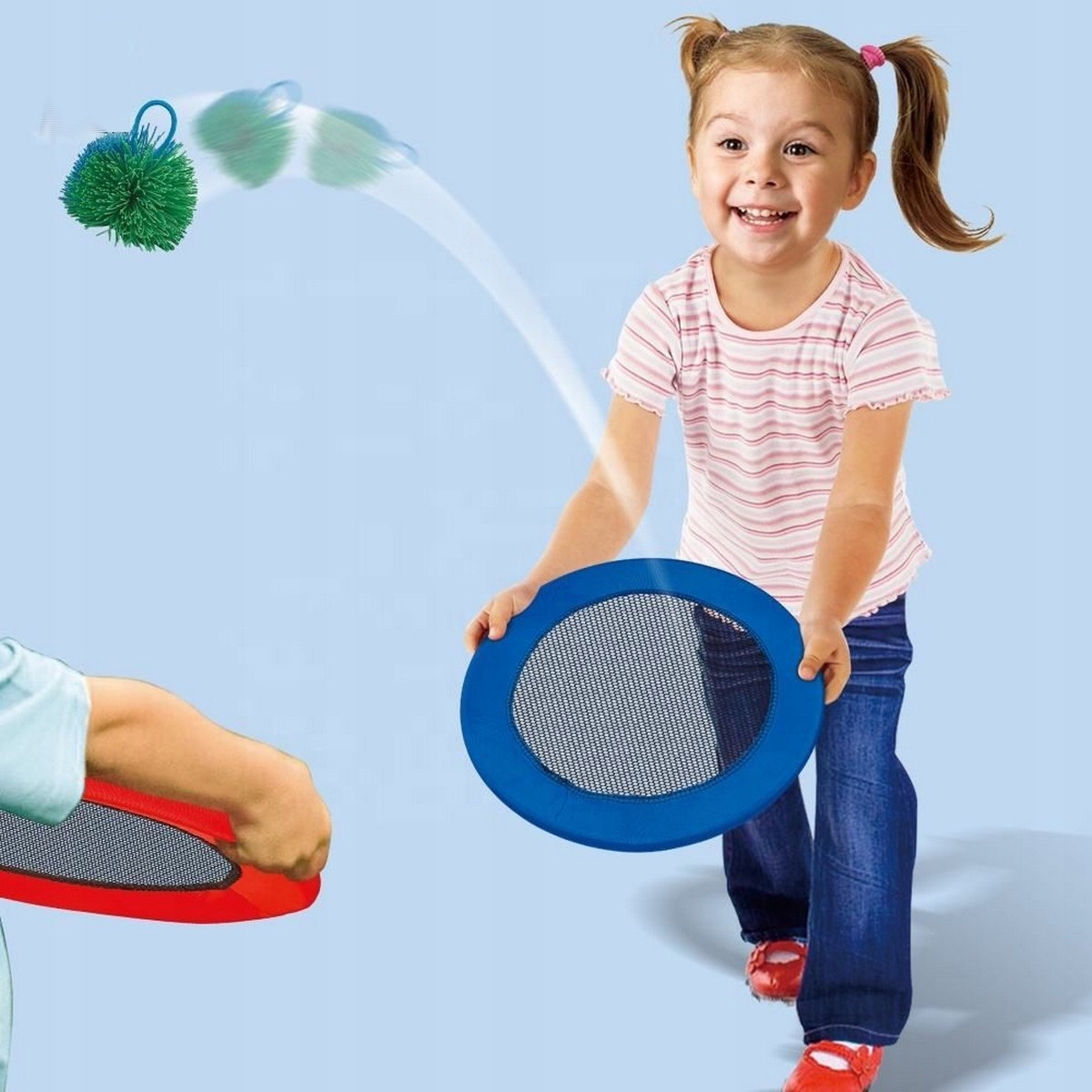 GRA PALETKI ZRĘCZNOŚCIOWA CATCH BALL GRA RZUCAJ ŁAP PALETKI + PIŁKA BADMINT Marka Sferazabawek