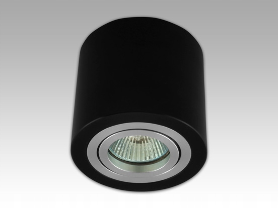 OPRAWA NATYNKOWA TUBA MR16 GU10 CZARNA / ALU