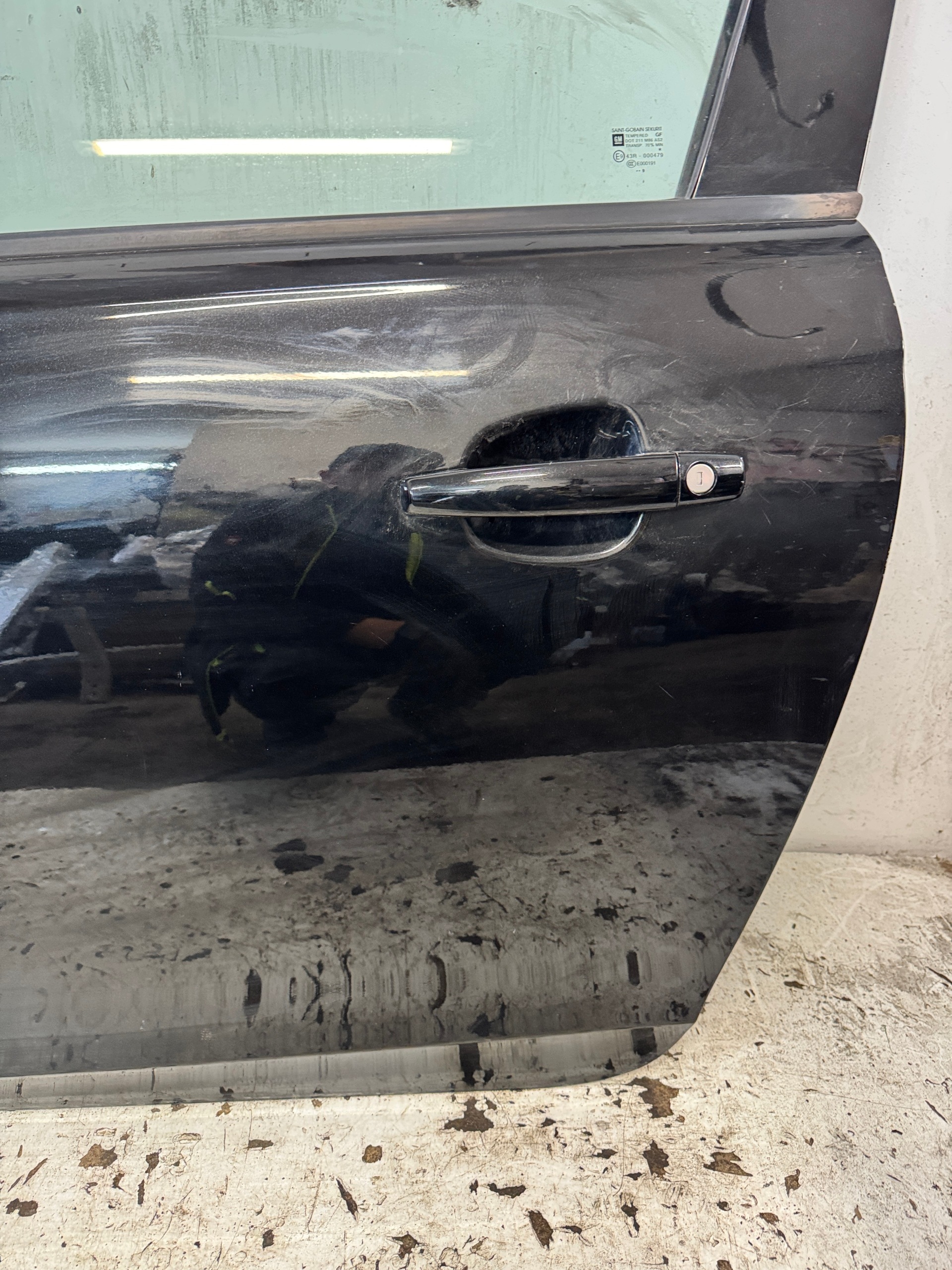 OPEL CORSA E 3D door left Z22Y black,