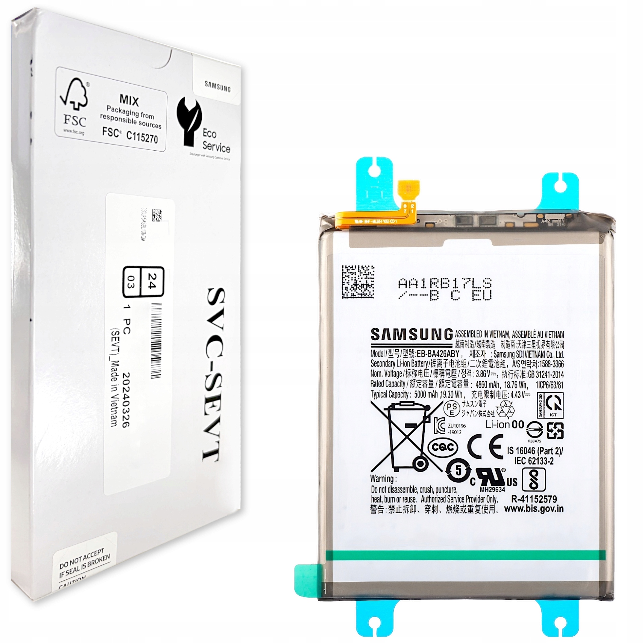 Oryginał Bateria EB-BA426ABY do Samsung A32 5G A42 5G A72 4G A72 5G