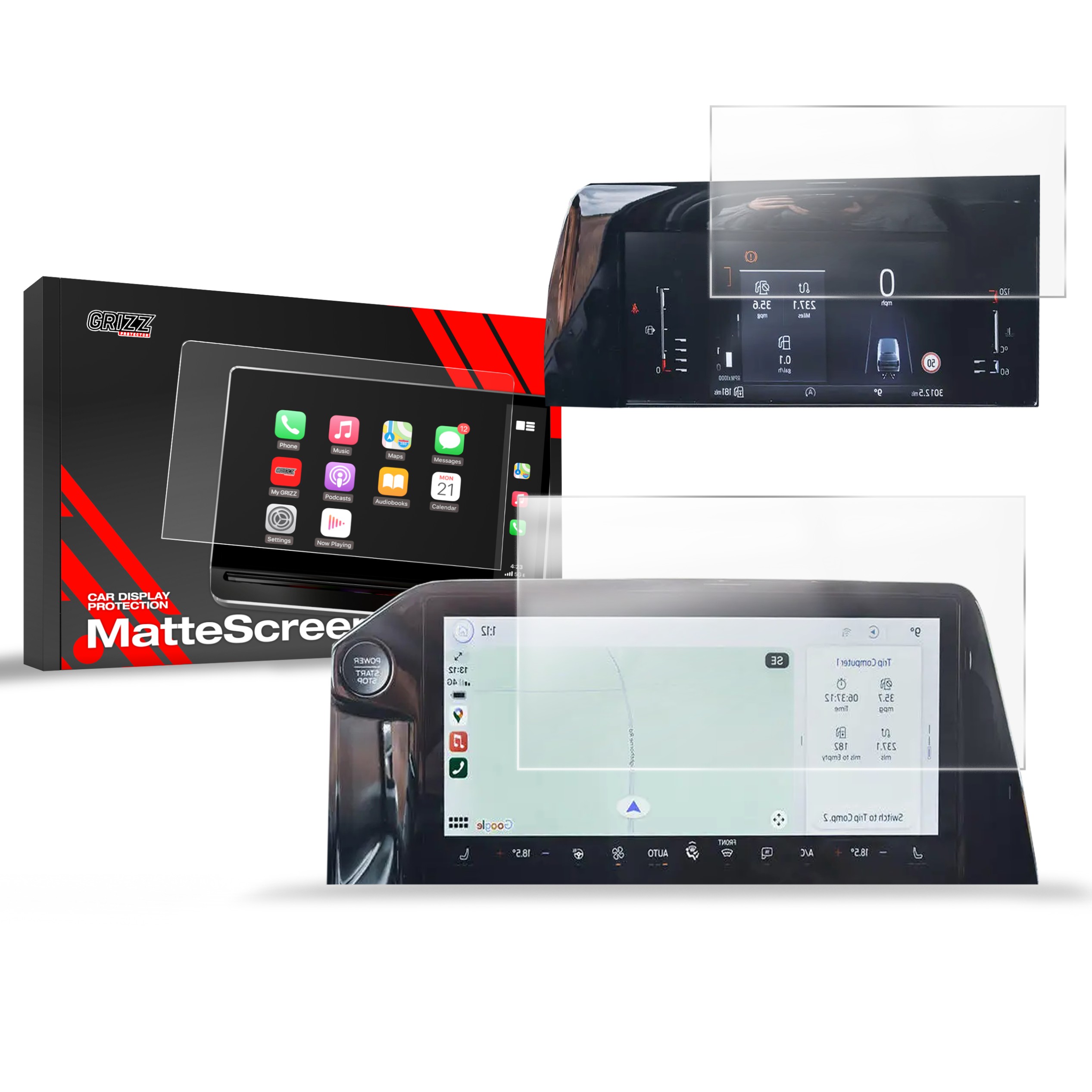 2w1 Folia Antyodciskowa do Ford Tourneo Custom 14" (2024-2025)