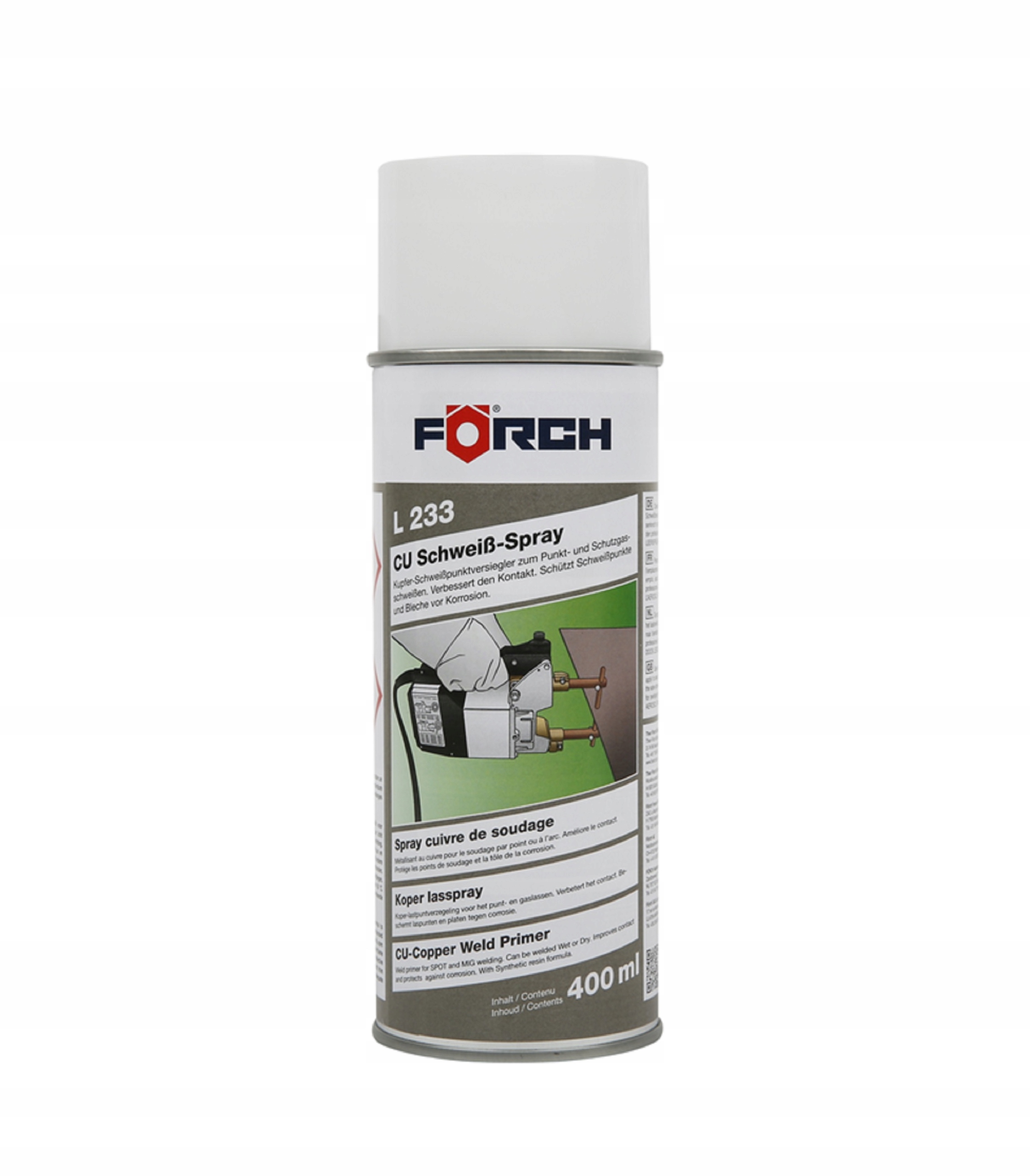 

Forch L233 Podkład spawalniczy 400ml Spray Cu-spaw