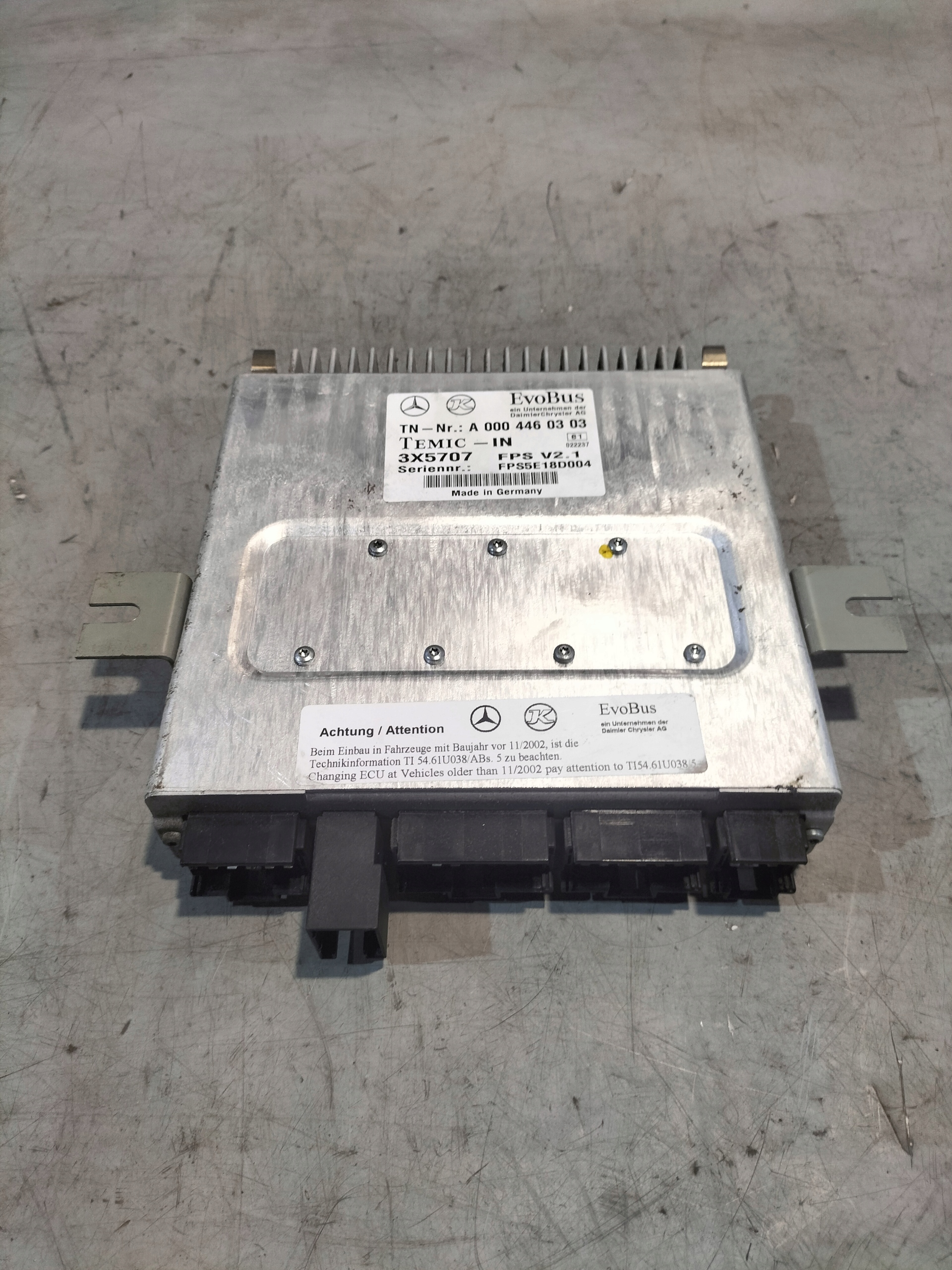control unit module MERCEDES FPS V2.1 A0004460303