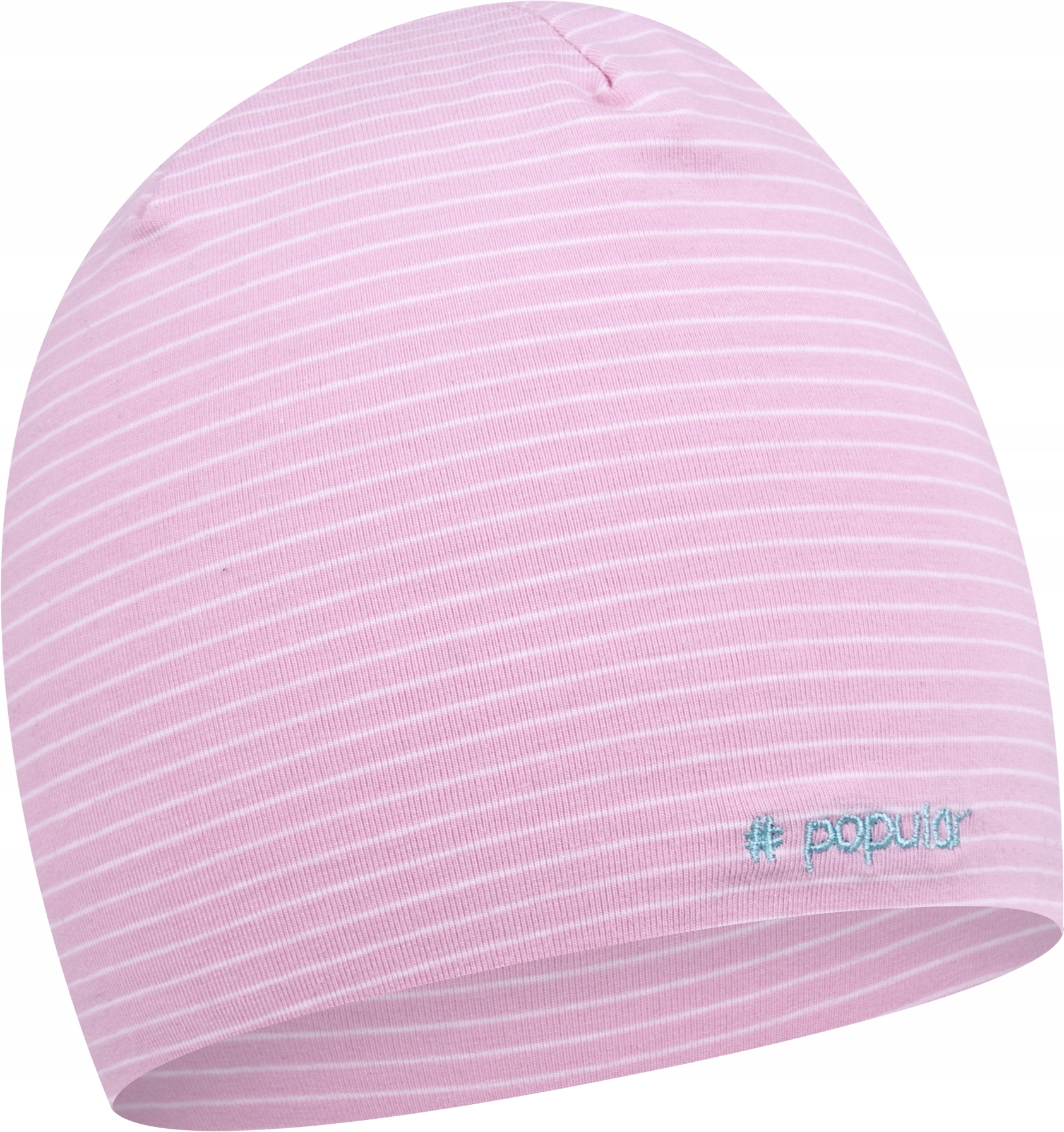 

Czapka Wiosna Jesień paseczki 50-52cm różowa