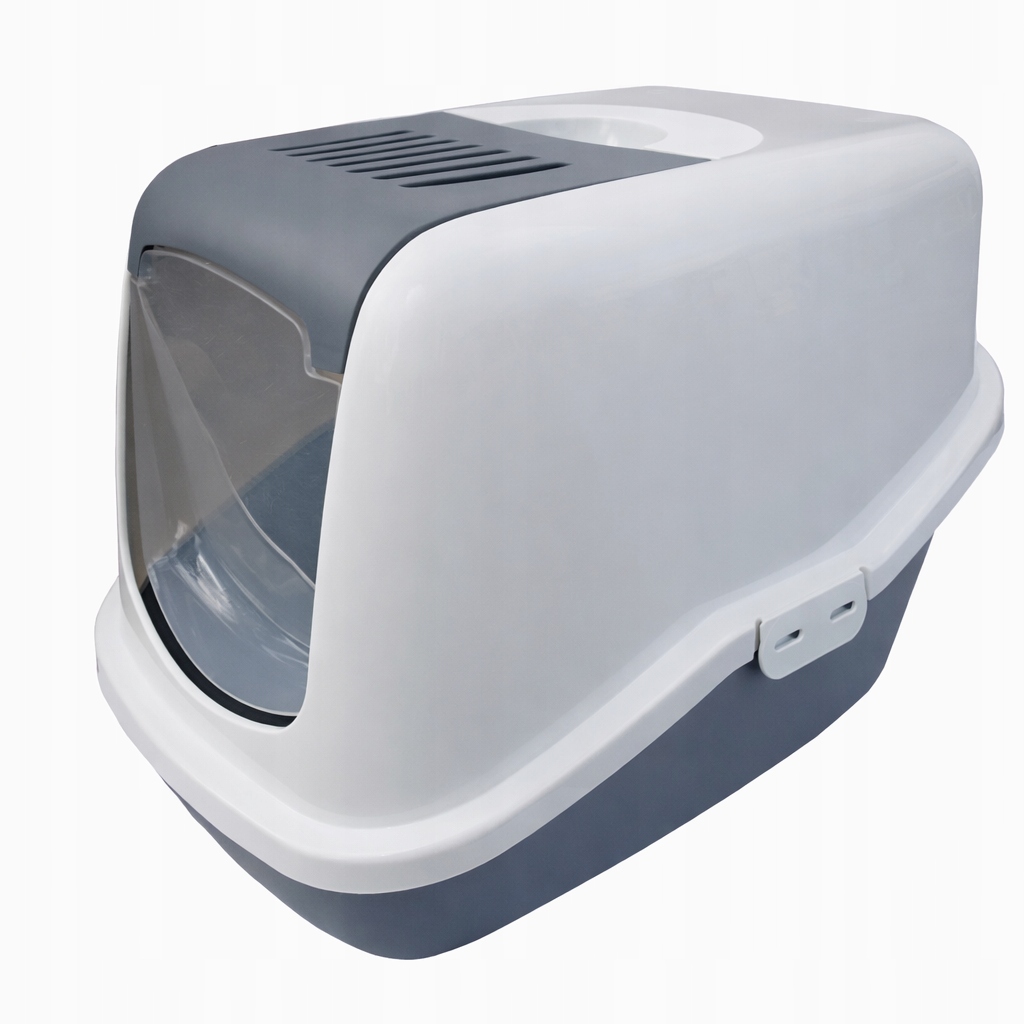 Levně Kočičí Toaleta filtr Pro Kočky Toaleta Koček Savics Krytá Kočičí Toaleta Nestor šedá