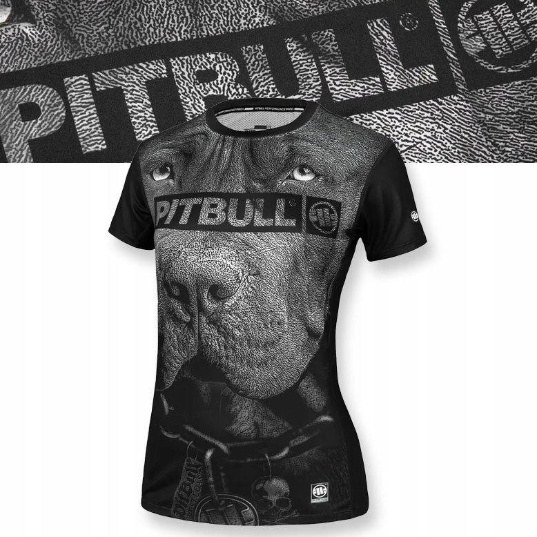 Damska Koszulka Mesh Pitbull Performance Pro plus Born In 1989