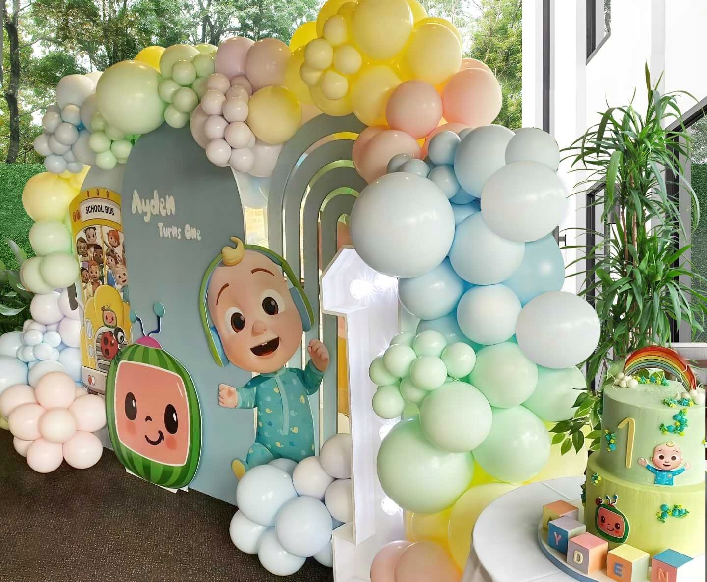 

Balony pastelowe girlanda 144 szt urodziny