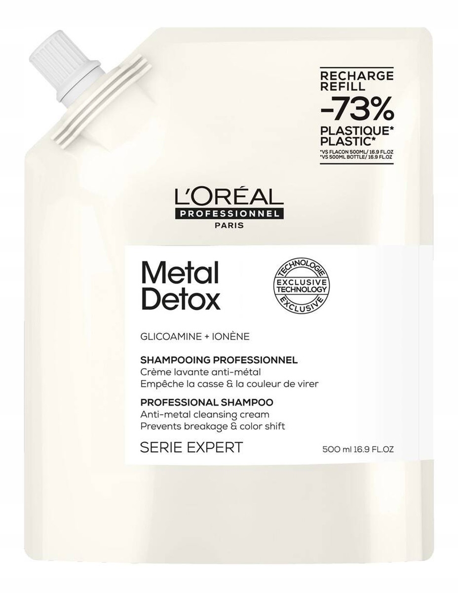 L’Oreal Paris Serie Expert Metal Detox Šampon pro barvené vlasy 500 ml