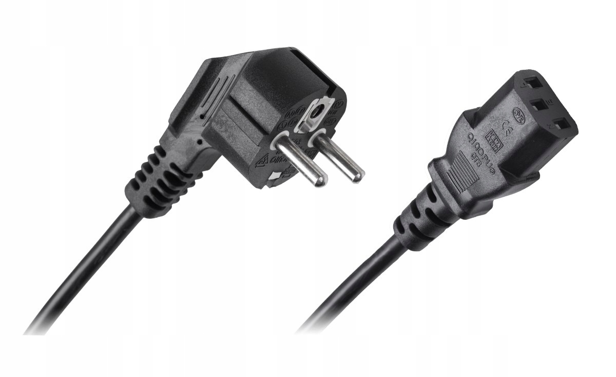 Kabel zasilający sieciowy do komputera 10m Lechpol Electronics