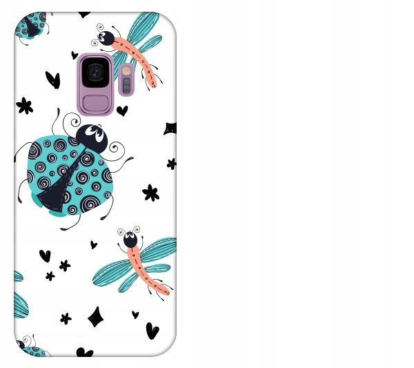 

Etui pokrowiec Samsung Galaxy S9 Owady ważki żuki