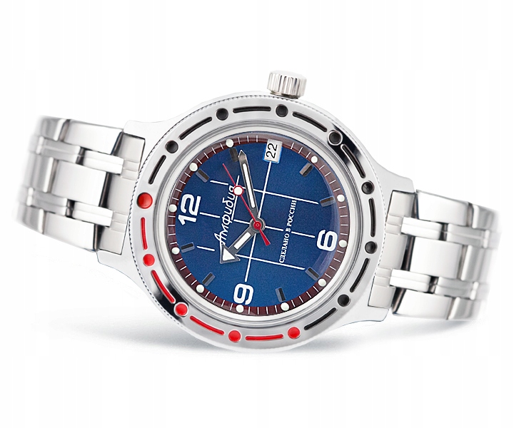 Hodinky Vostok Automatik Amfibia Diver 420331 Blue