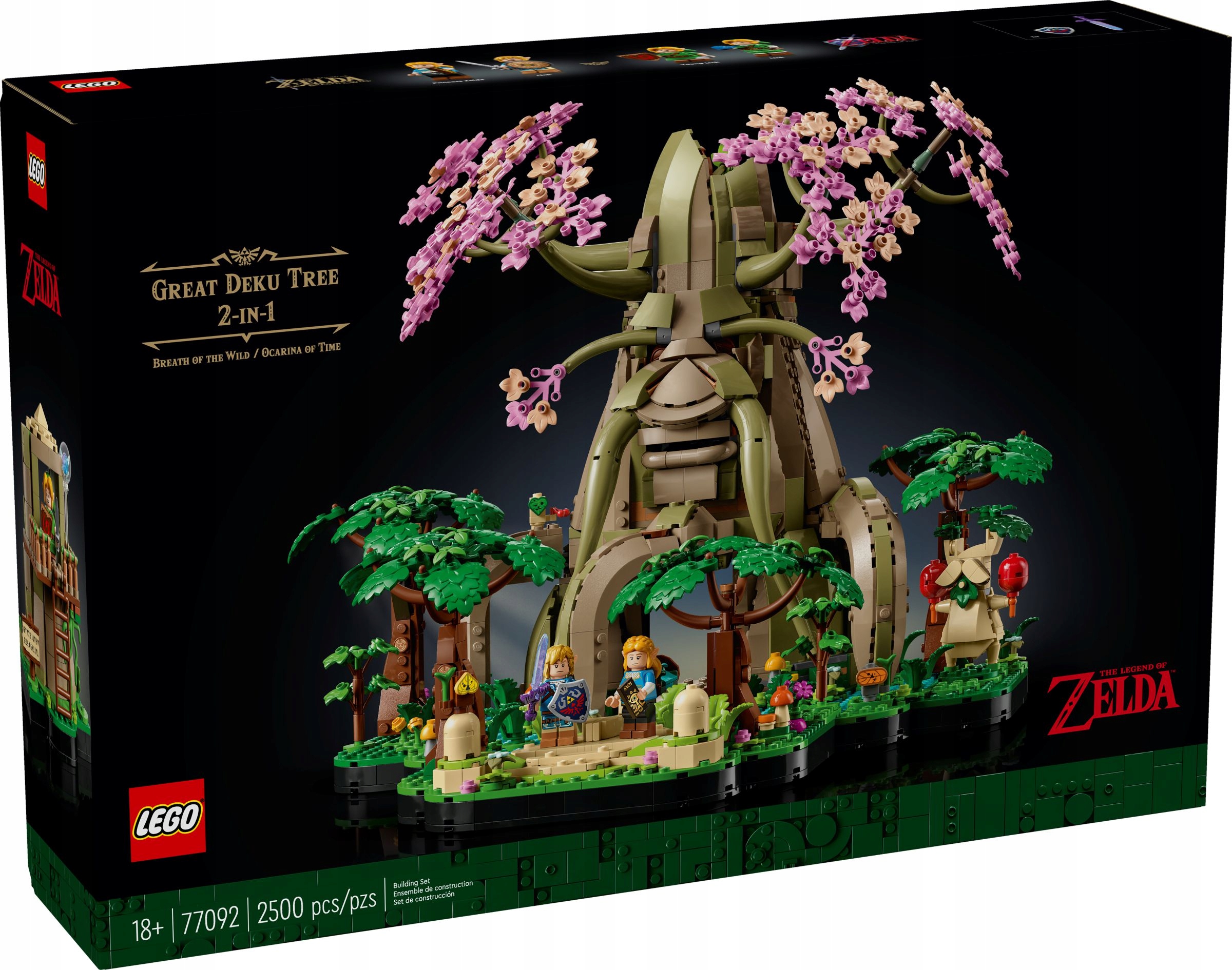 Lego Icons 77092 The Legend of Zelda 77092 Wielkie drzewo Deku 2 w 1