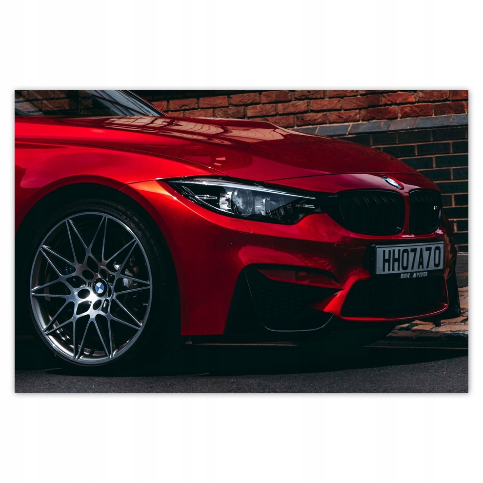 

Plakaty 93x62 Czerwone Bmw Samochód
