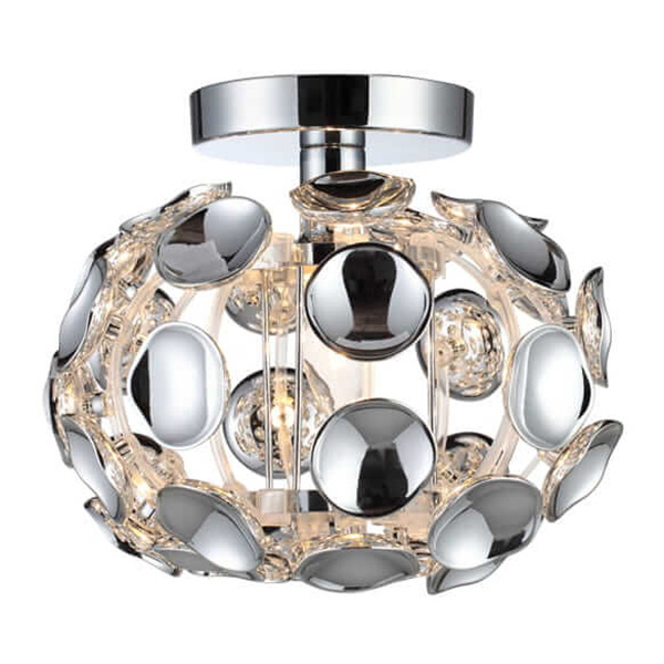 stropní svítidlo Led Ferrara E14 Stropní Svítidlo Moderní stříbrná Light Prestige