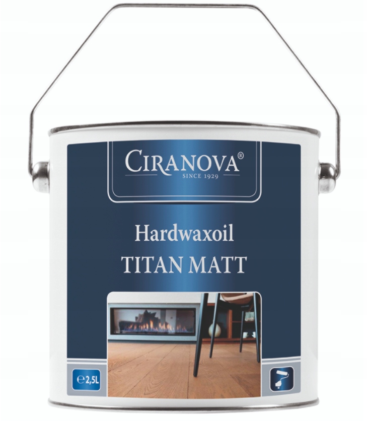 Ciranova Hardwaxoil Titan Matt Bezbarevný 2,5L