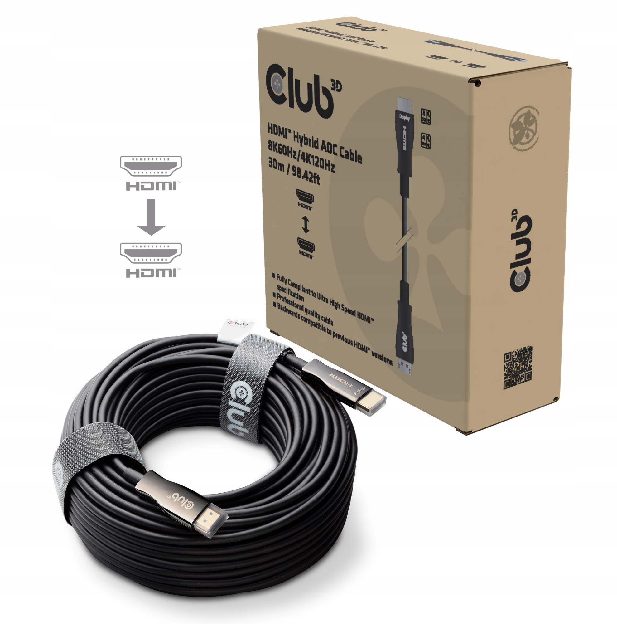 Cable Hdmi 30 M/CAC-1392 CLUB3D