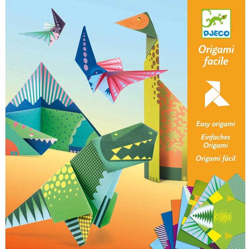 

Djeco Zestaw artystyczny Origami Dinozaury