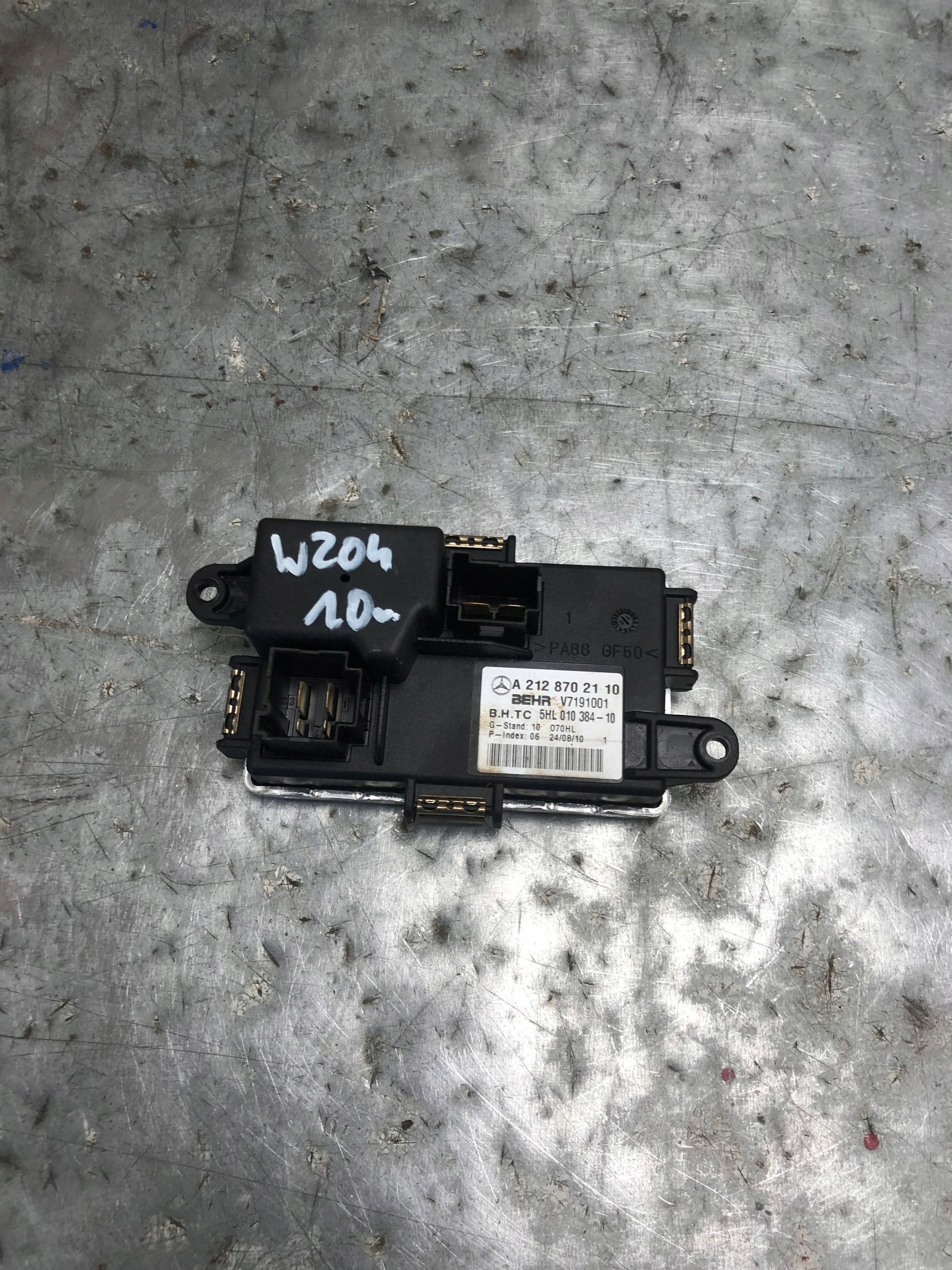 gebläsewiderstand MERCEDES W204 A2128702110