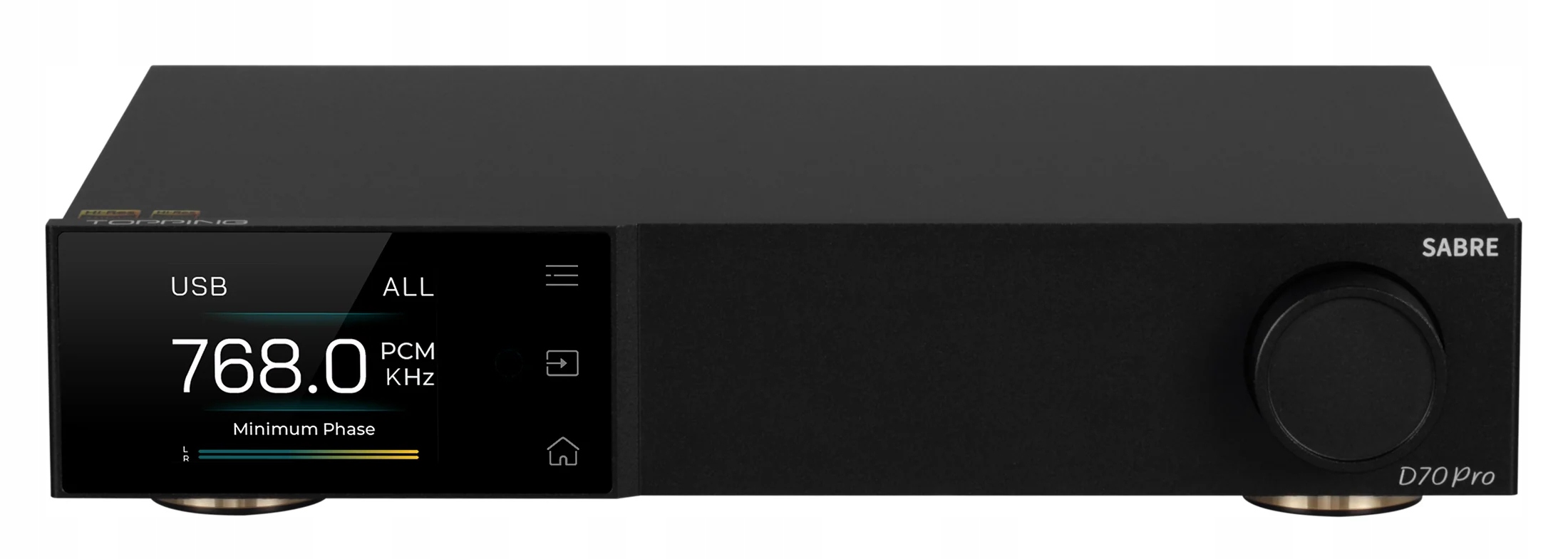 Topping D70 Pro Sabre (Čierny) ES9039SPRO Trigger 12V Bluetooth 5.1