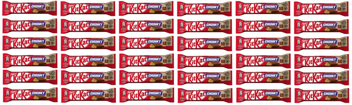 Levně 36 x 40 g Nestle KitKat Chunky Tyčinka vaflová tyčinka v mléčné čokoládě Karton
