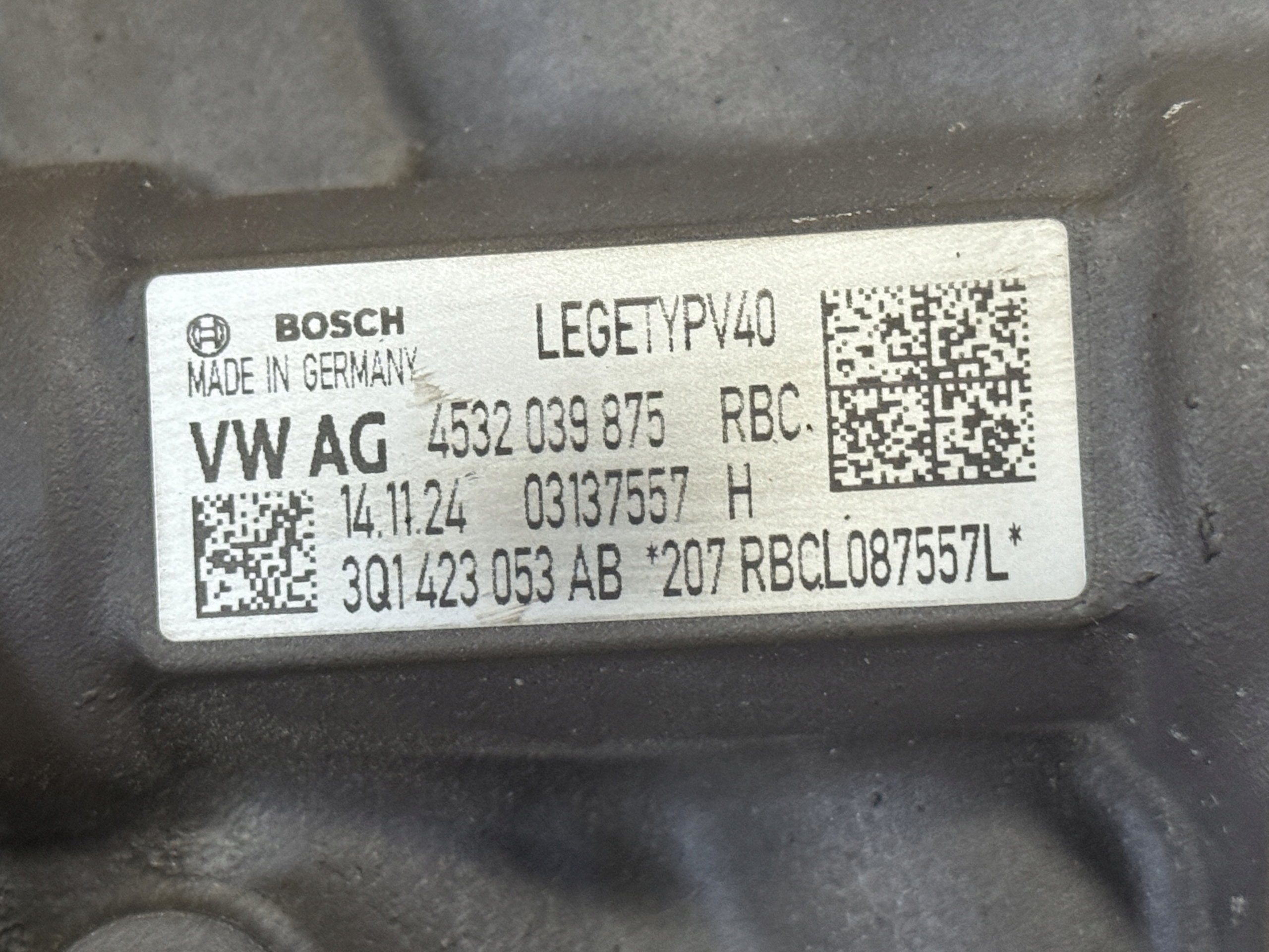 AUDI VW CUPRA SKODA Lenkgetriebe 3Q1423053AB
