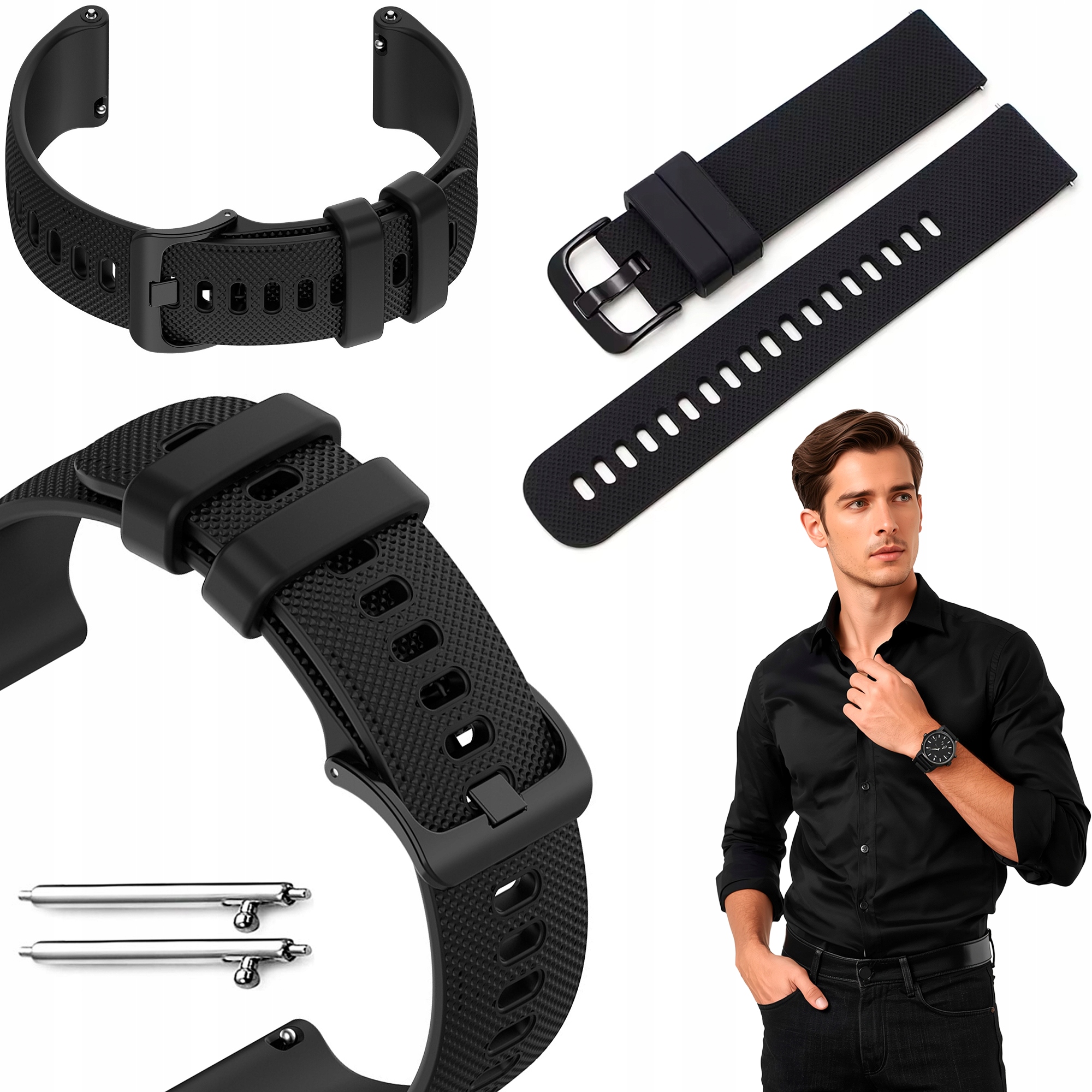 Pasek Do Zegarka 20 mm Pasek Do Smartwatch 20mm