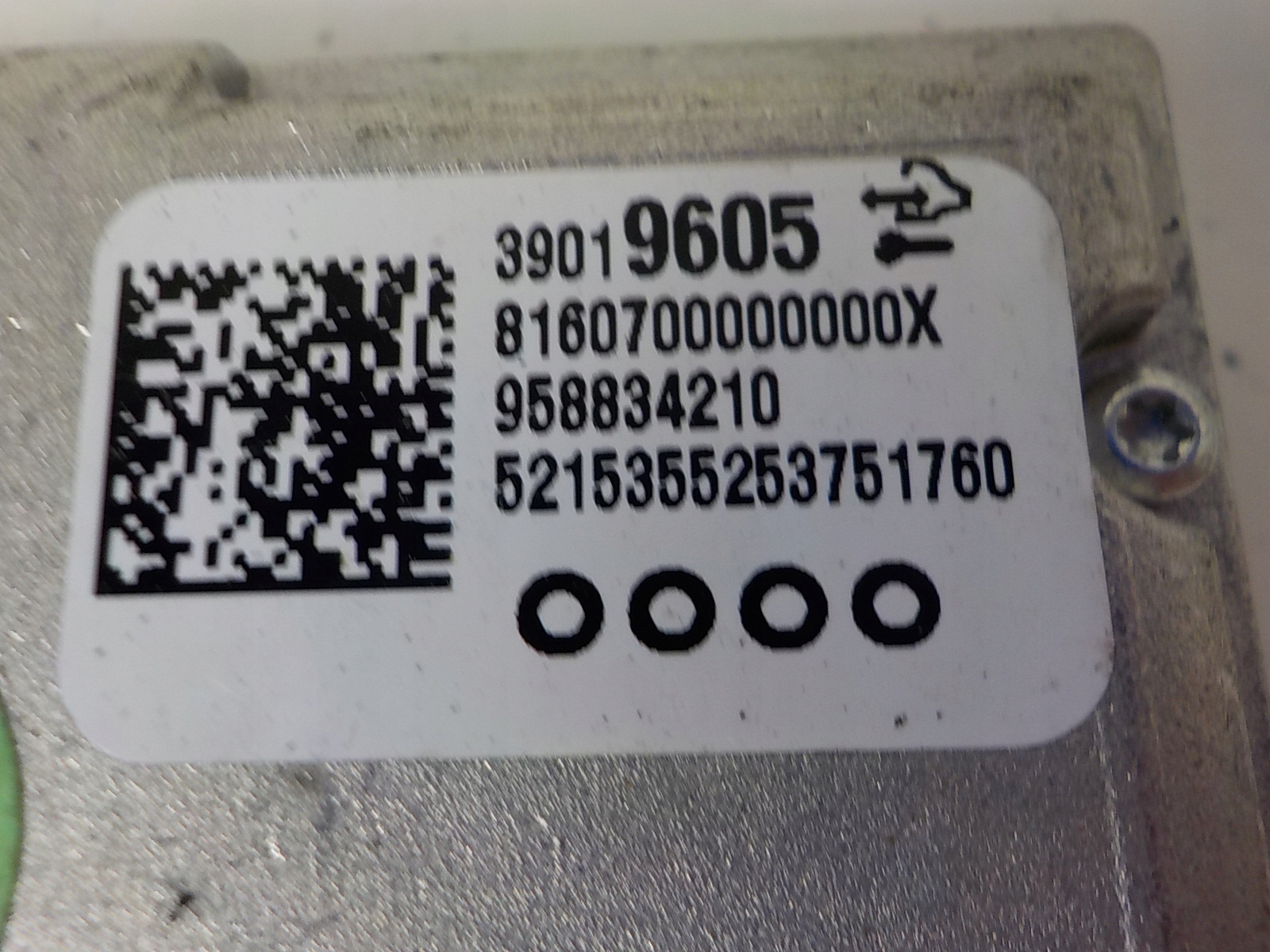OPEL ASTRA K V Sensor SENSOR Fenster vorne