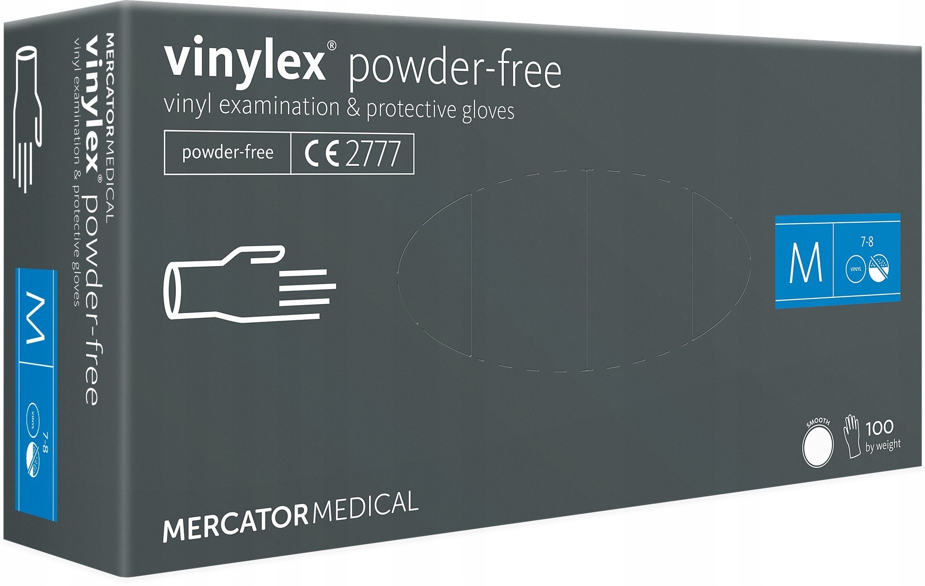 MERCATOR - Rękawice Vinylex powder-free M