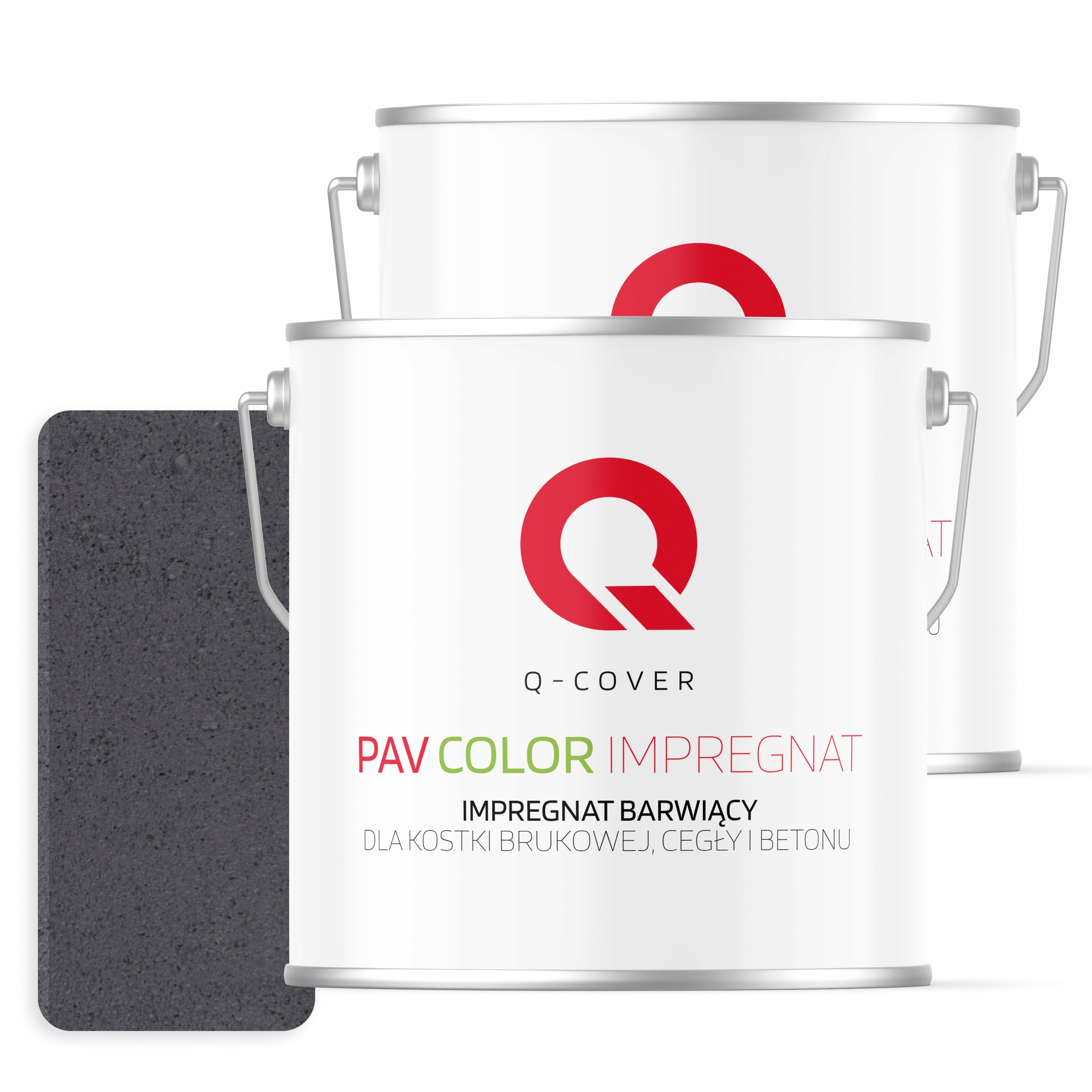 Impregnát Barvící kostka Bruk Mokrý Kámen 5L Barva Šedá Grafitová