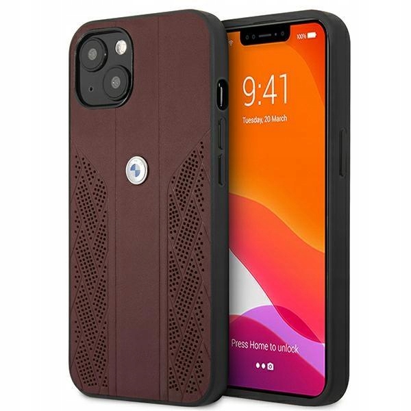 Originální Pouzdro Bmw pro iPhone 13 červené