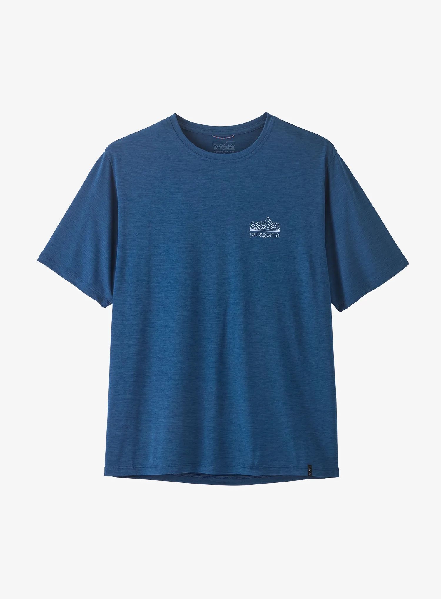 Tričko s potiskem Patagonia Cap Cool Daily Shirt Strataspire c.blue S